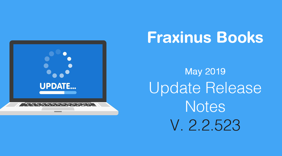 Fraxinus Release note for May 2019